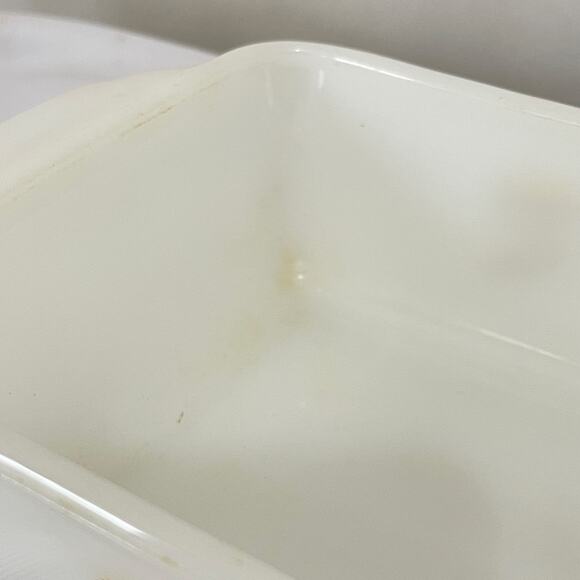 Vintage Fire King Wheat Pattern 409 Loaf Pan Dish 1 Qt USA Baking Dish 9x5 - Picture 7 of 11